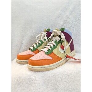 Nike Multicolor High Top Sneakers Youth 6Y Women’s 7.5 Colorblock Retro Style